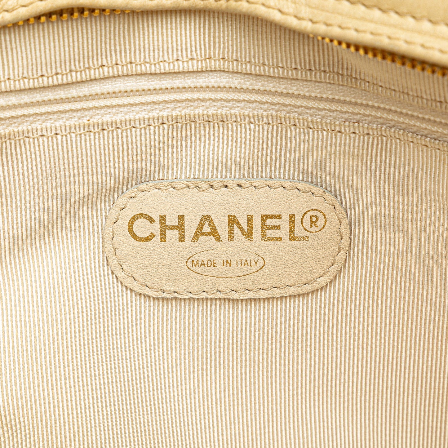 Chanel CC Lambskin Chain Tote