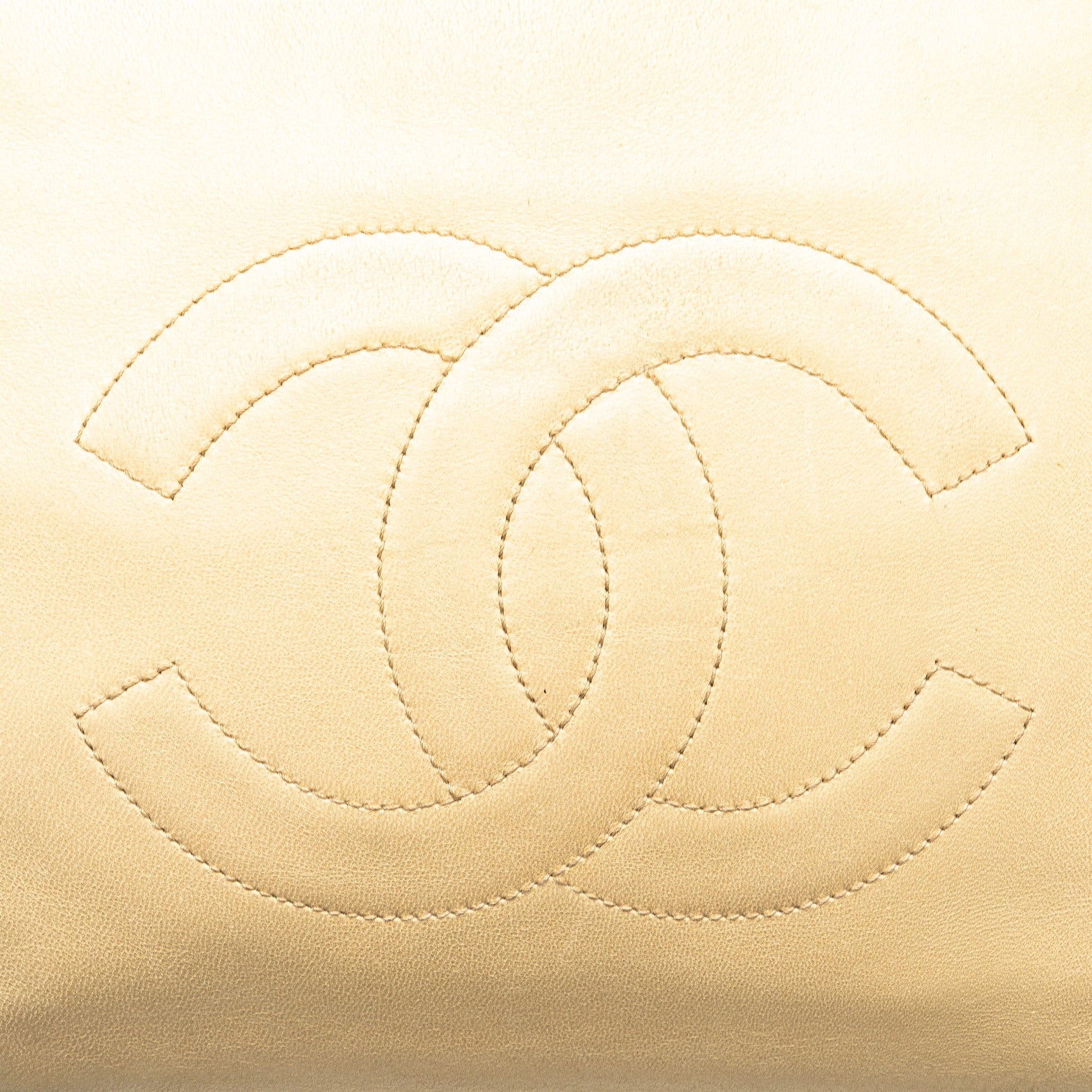 Chanel CC Lambskin Chain Tote