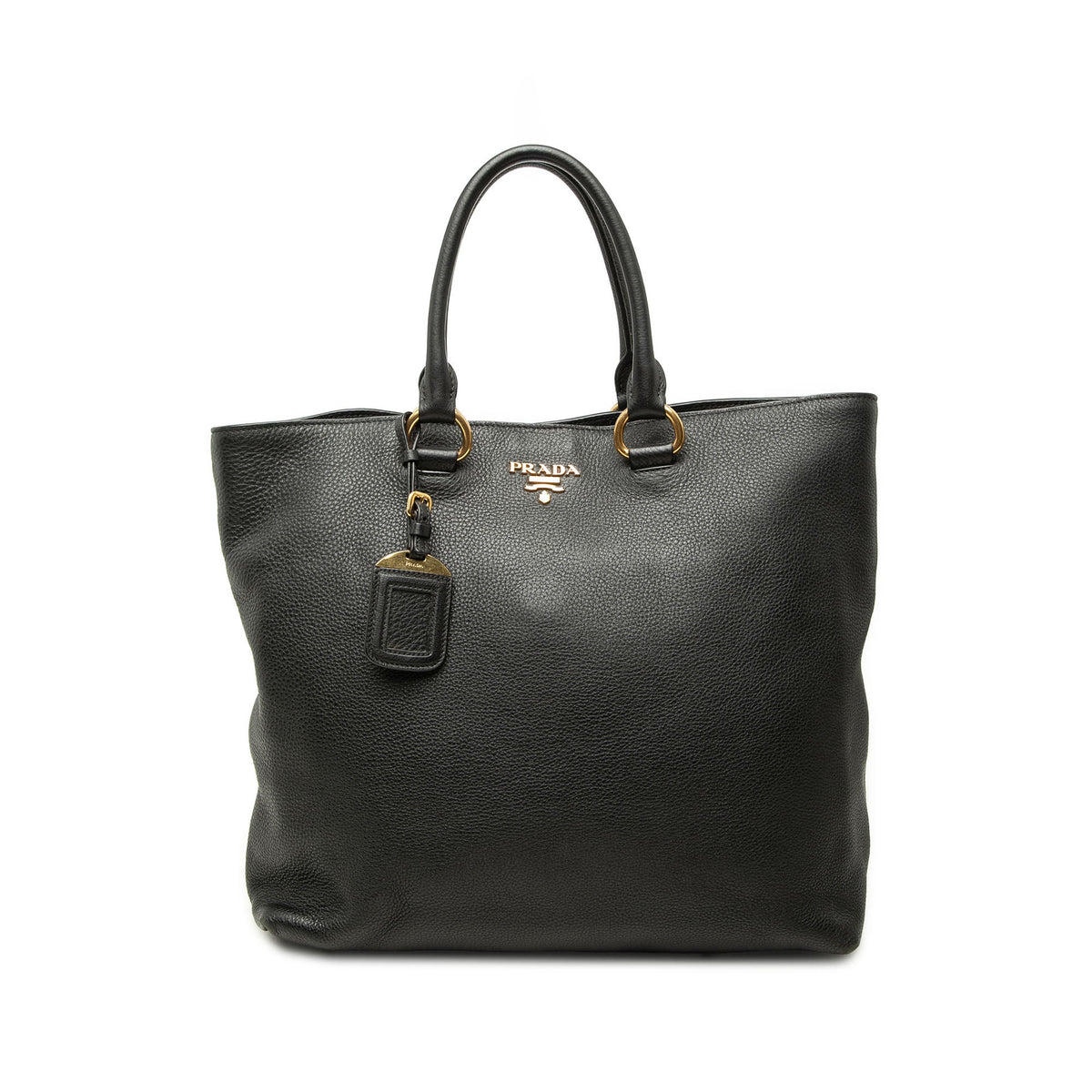 Prada Vitello Phenix Convertible Shopping Tote