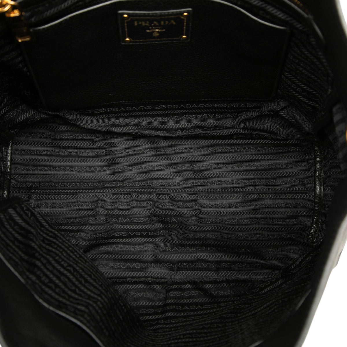 Prada Vitello Phenix Convertible Shopping Tote