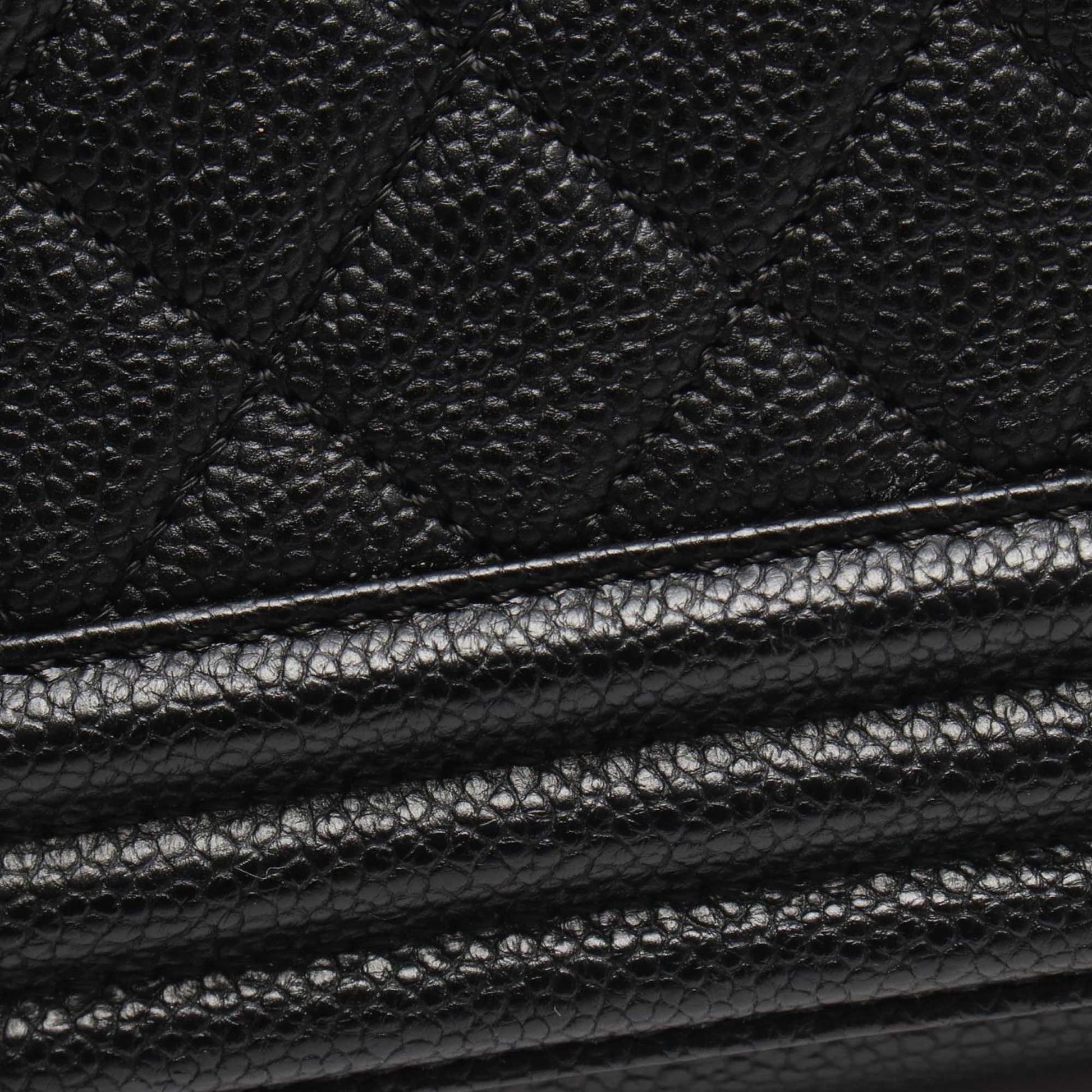 Chanel Old Medium Quilted Caviar Boy Flap