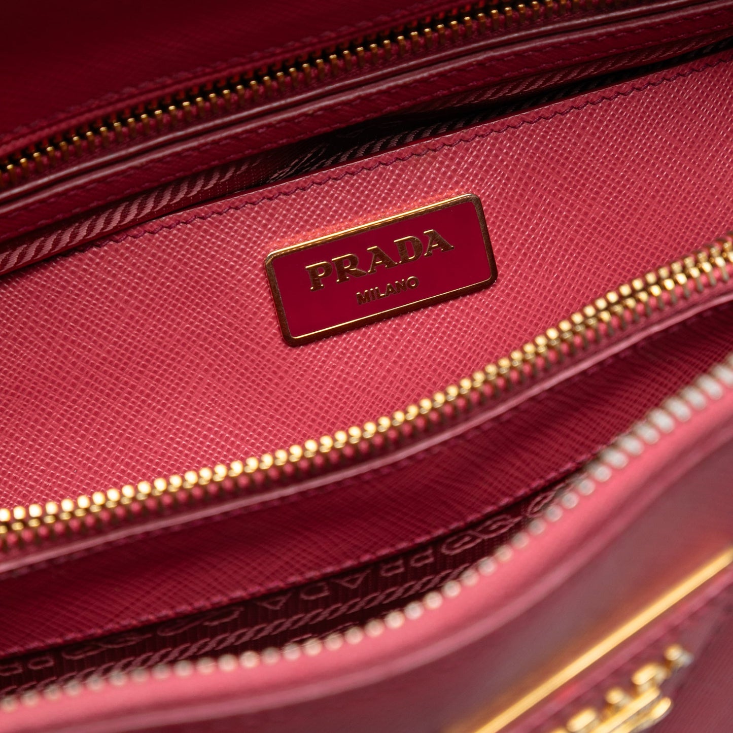 Prada Medium Saffiano Lux Promenade Satchel