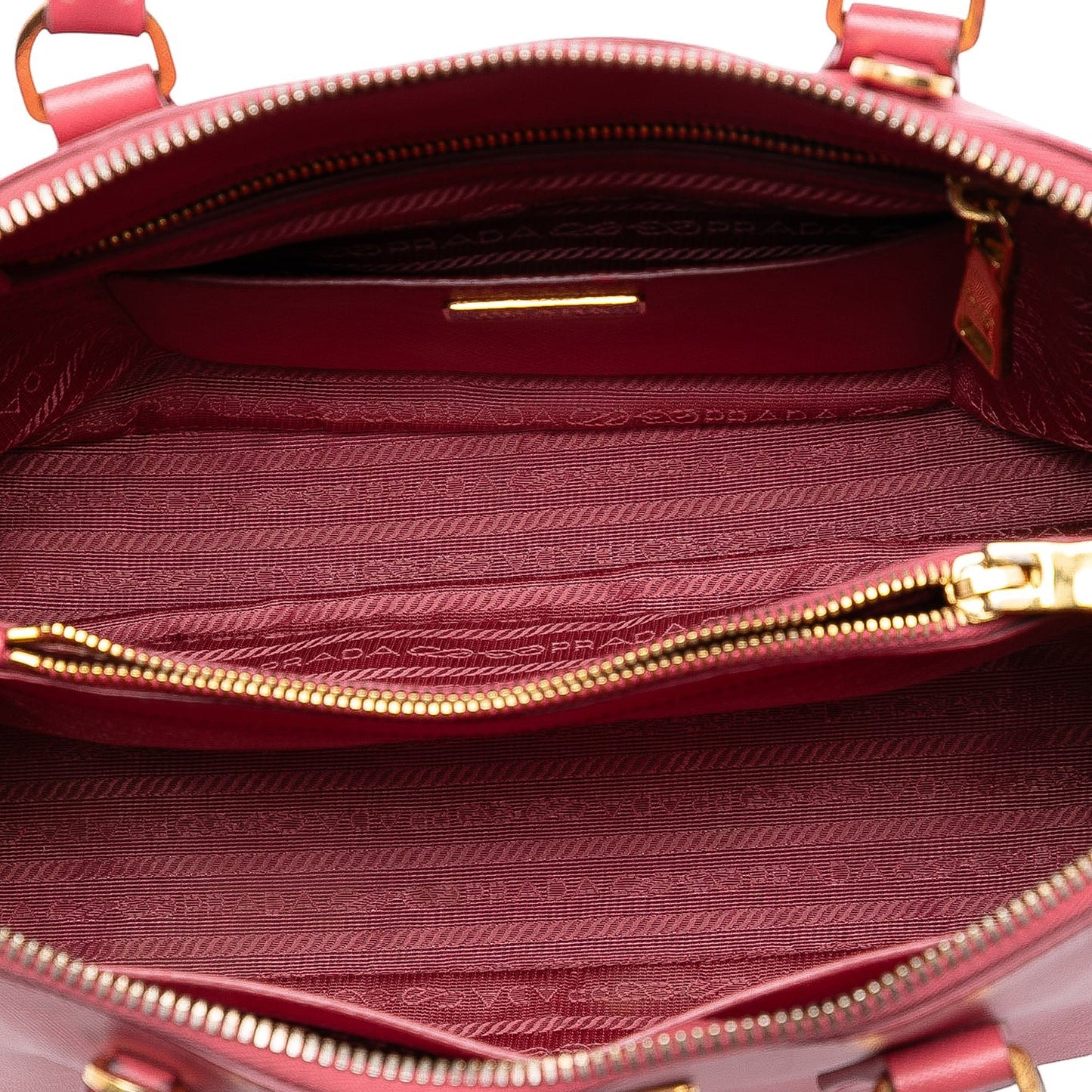 Prada Medium Saffiano Lux Promenade Satchel