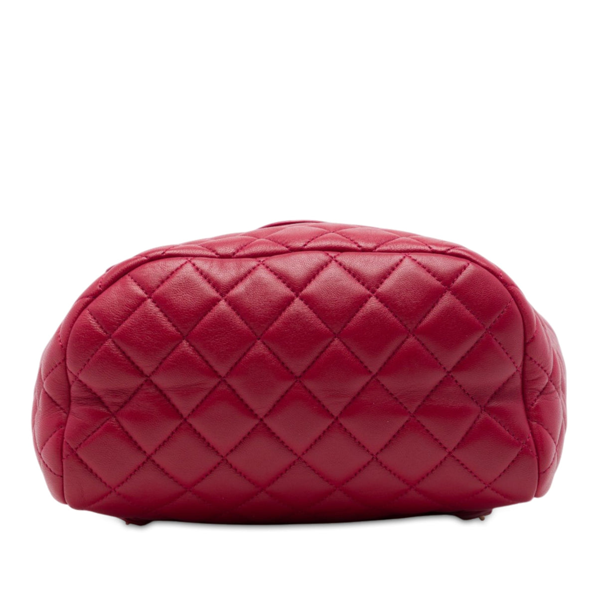 Chanel Mini Quilted Lambskin Urban Spirit Backpack — Red
