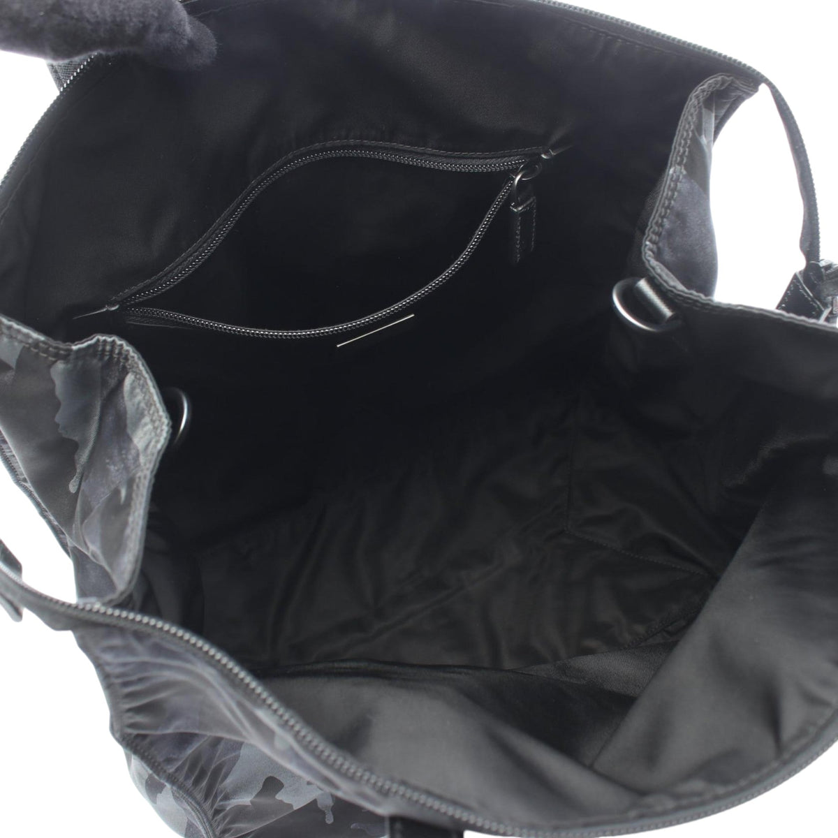 Prada Tessuto Camouflage Satchel — Blue