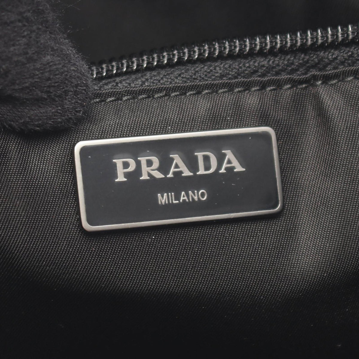 Prada Tessuto Camouflage Satchel — Blue