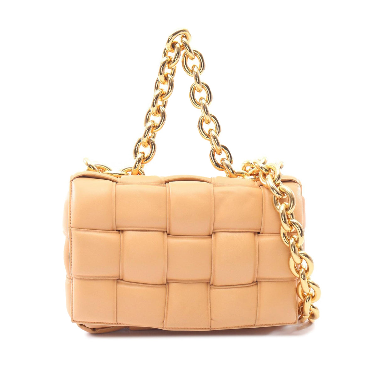 Bottega Veneta Nappa Intrecciato Padded Chain Cassette Satchel