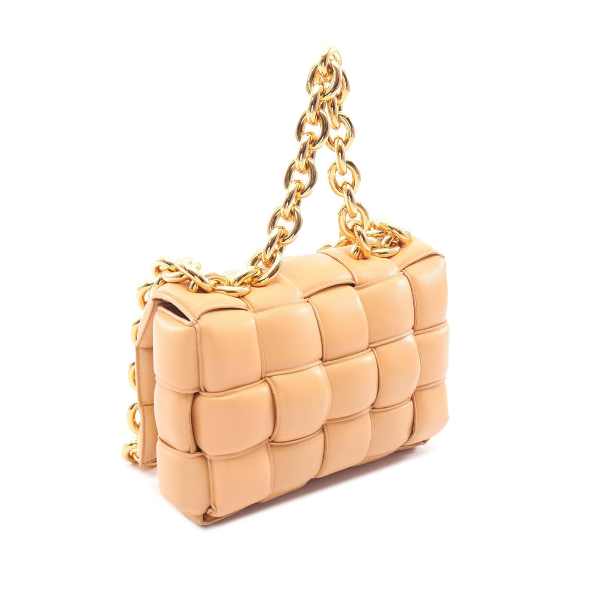 Bottega Veneta Nappa Intrecciato Padded Chain Cassette Satchel