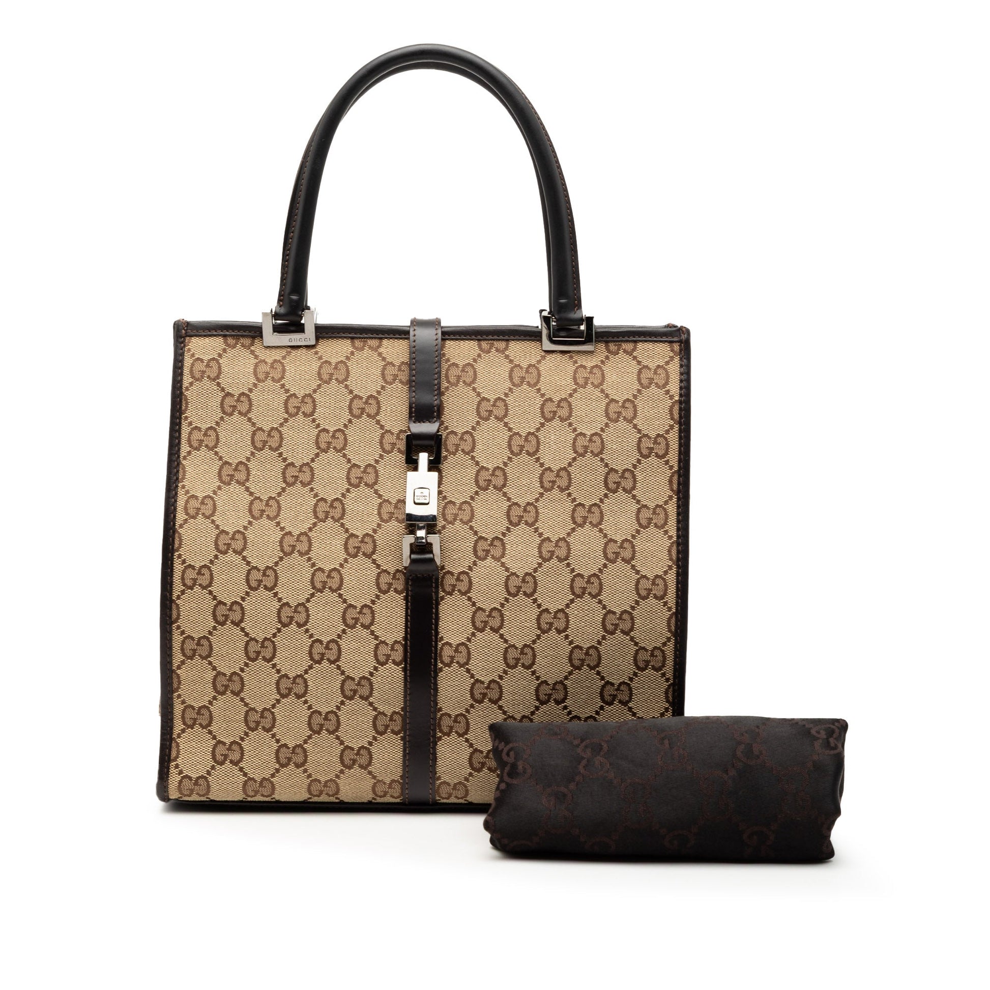 Gucci GG Canvas Jackie Handbag