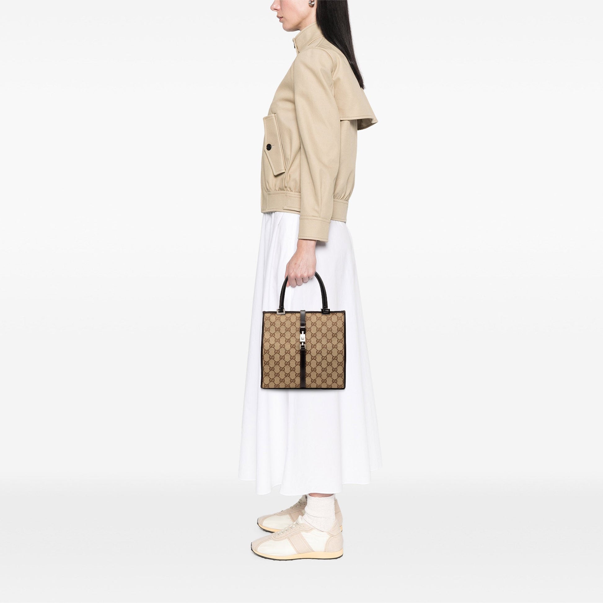 Gucci GG Canvas Jackie Handbag