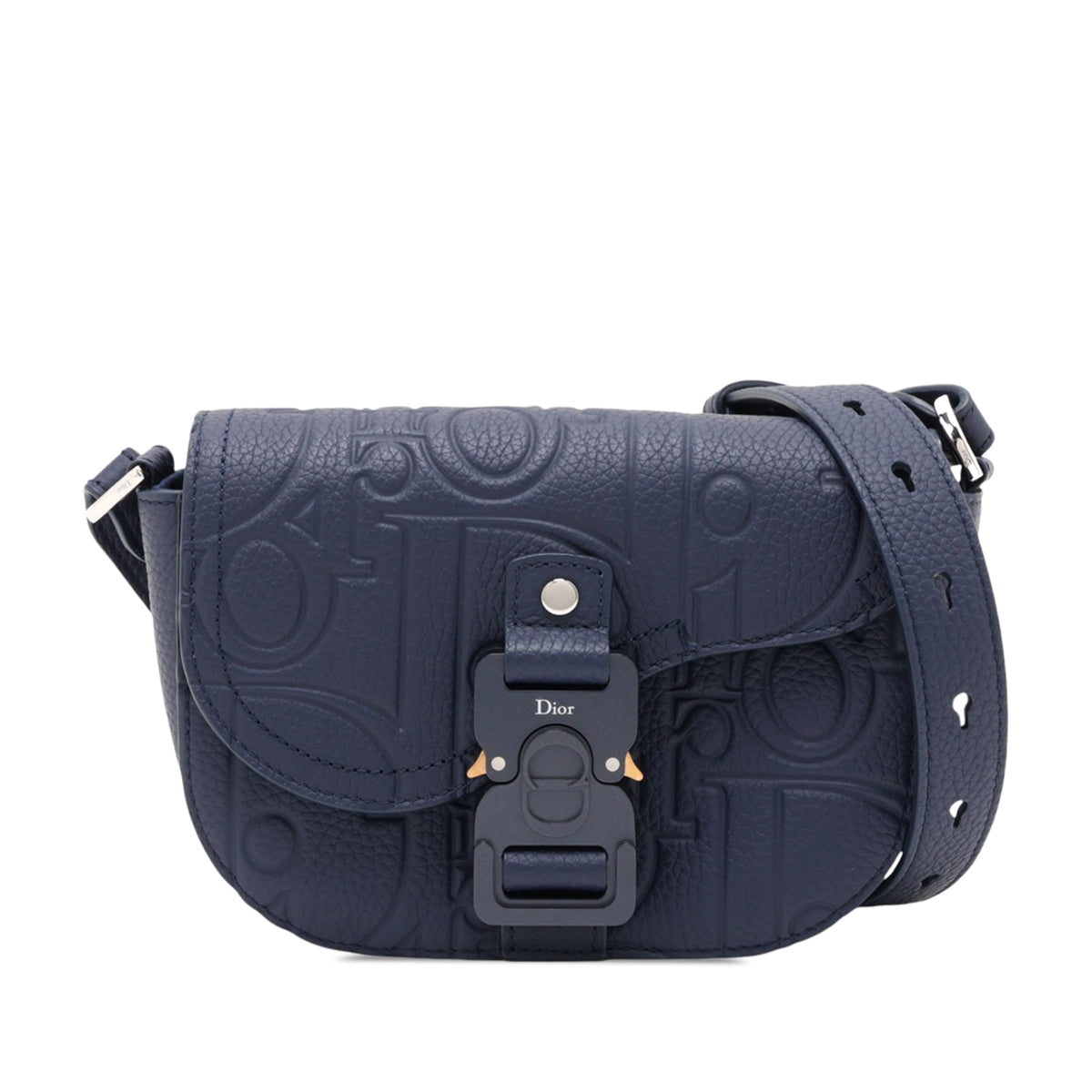 Dior Mini Gravity Leather Saddle Messenger Bag