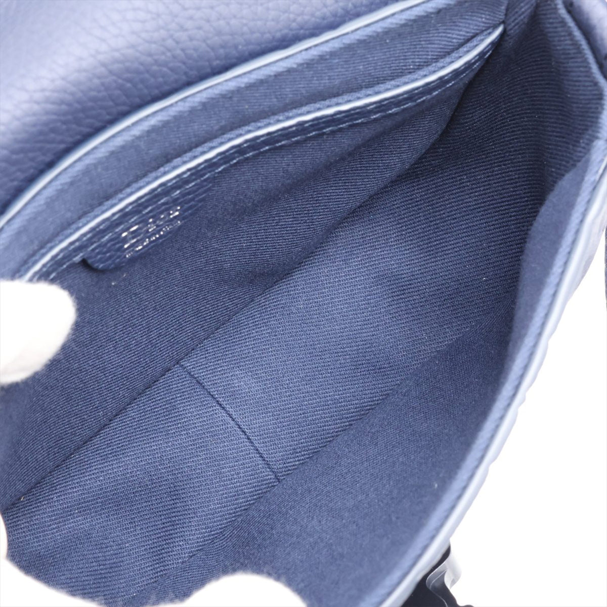 Dior Mini Gravity Leather Saddle Messenger Bag