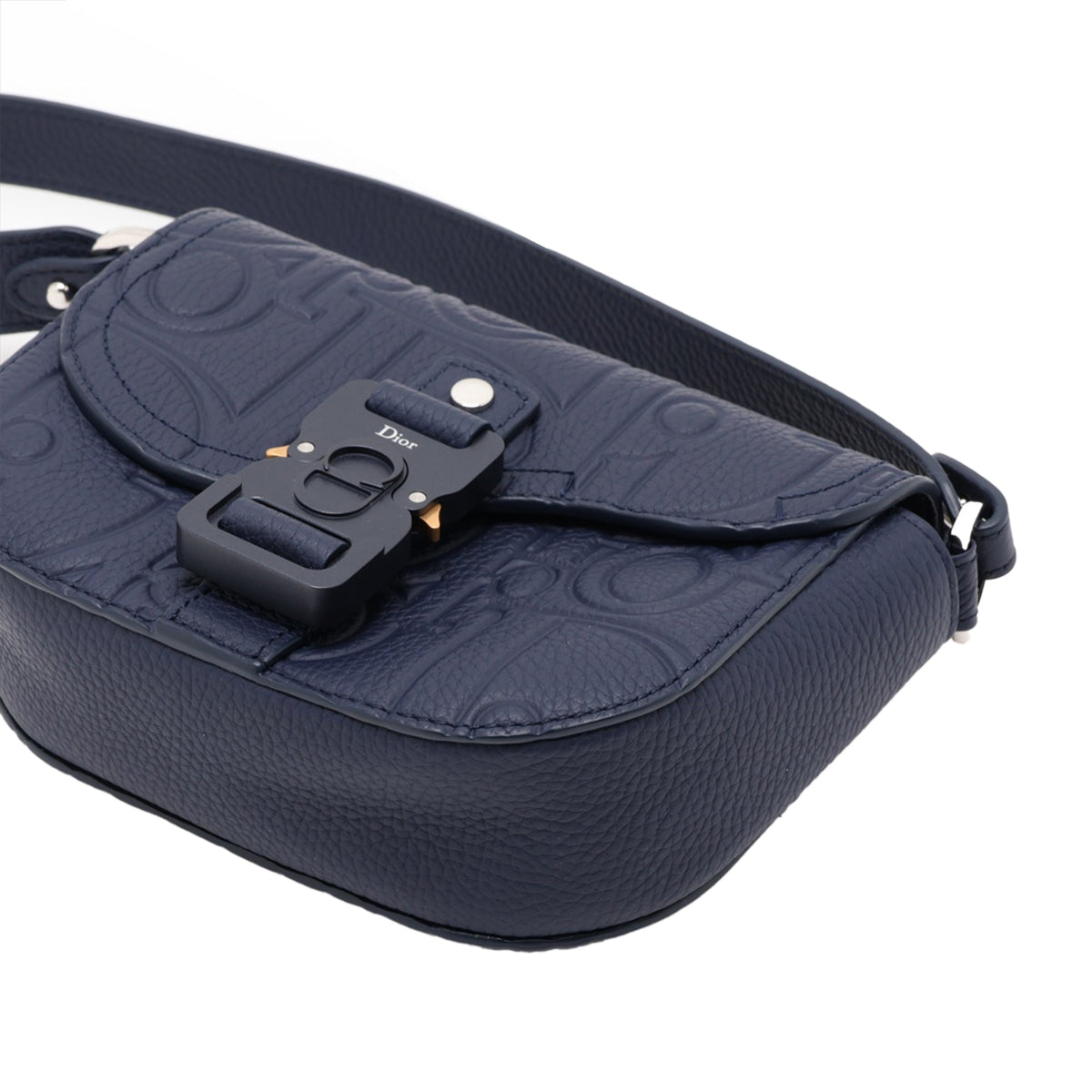 Dior Mini Gravity Leather Saddle Messenger Bag