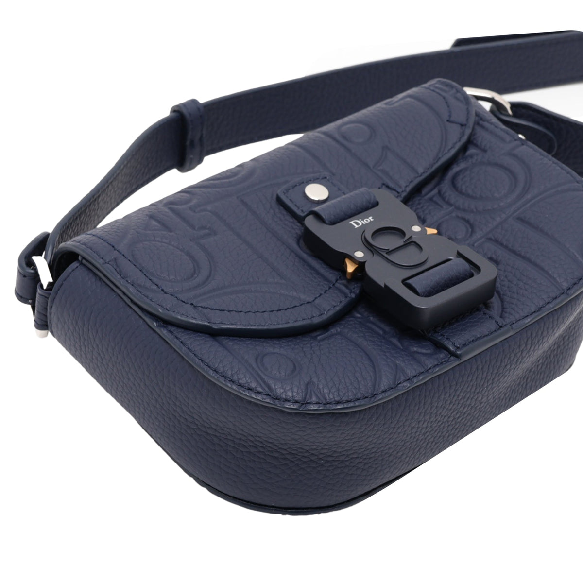 Dior Mini Gravity Leather Saddle Messenger Bag