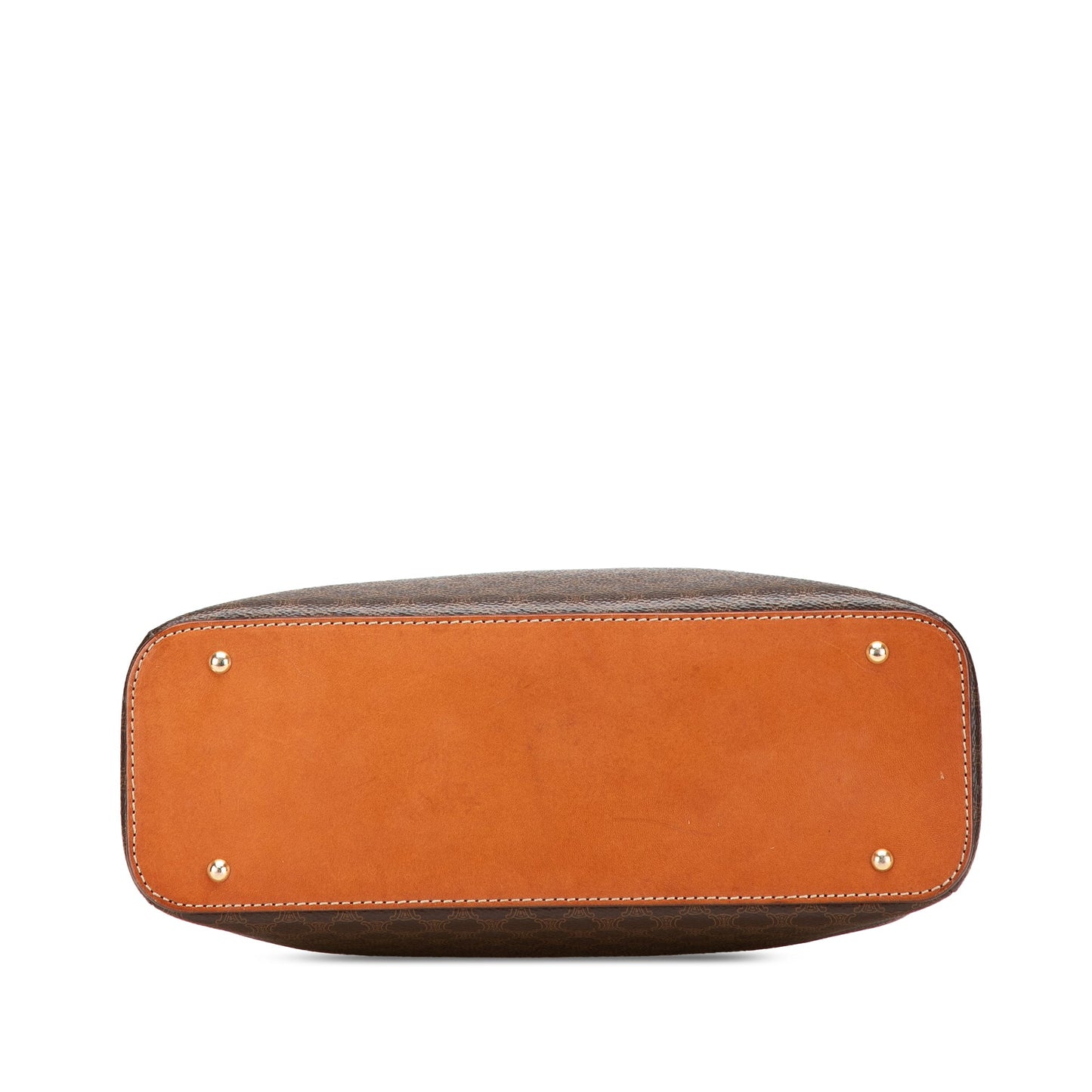 Celine Macadam Coated Canvas Handbag