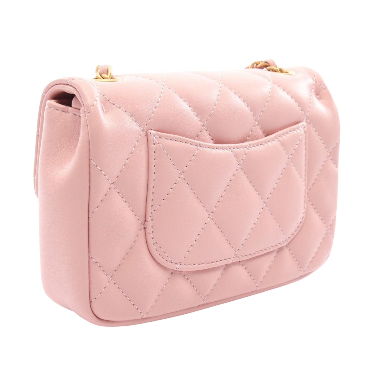 Chanel Mini Quilted Lambskin Heart Charms Flap