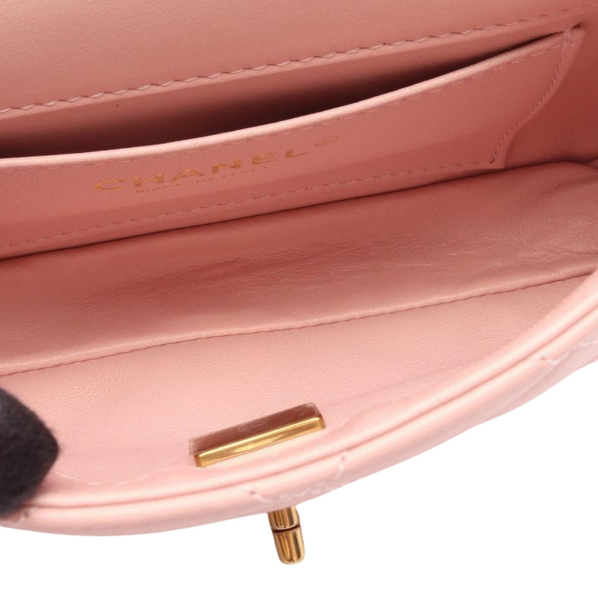 Chanel Mini Quilted Lambskin Heart Charms Flap