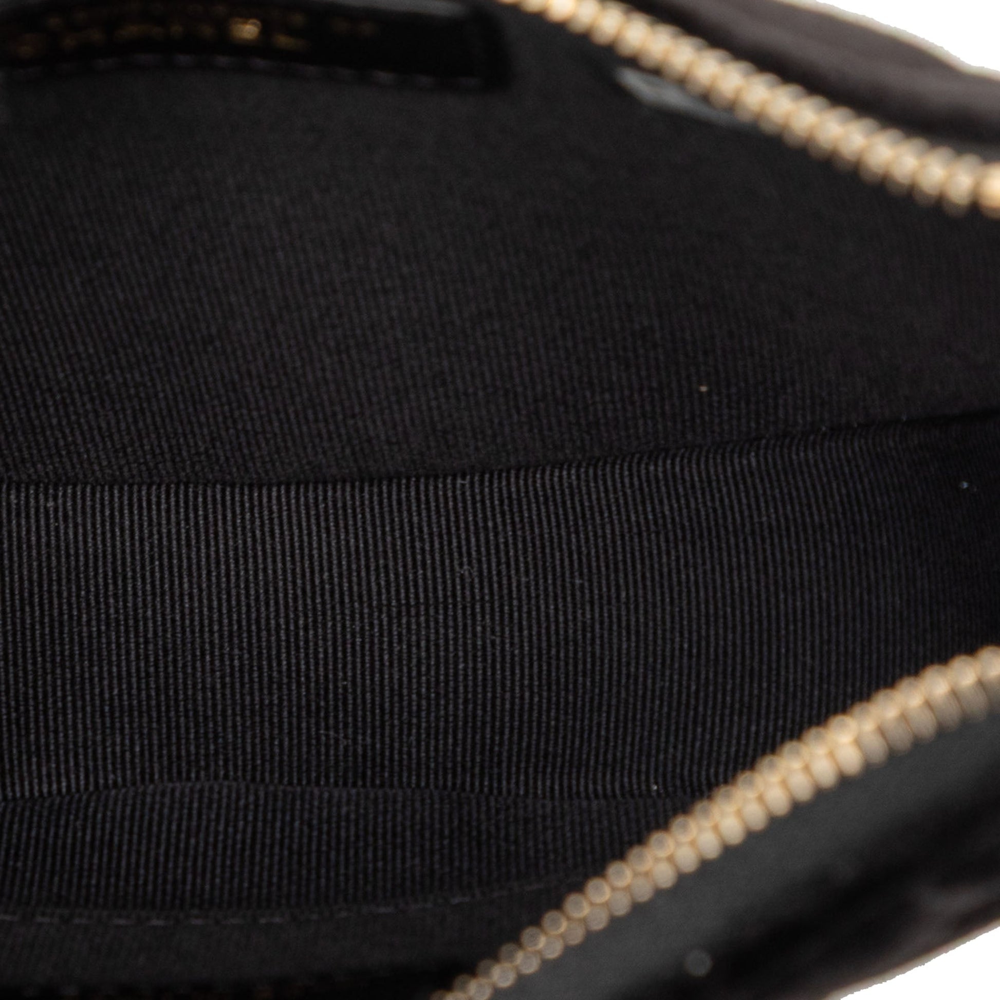 Chanel CC Quilted Velour Half Moon Chain Crossbody