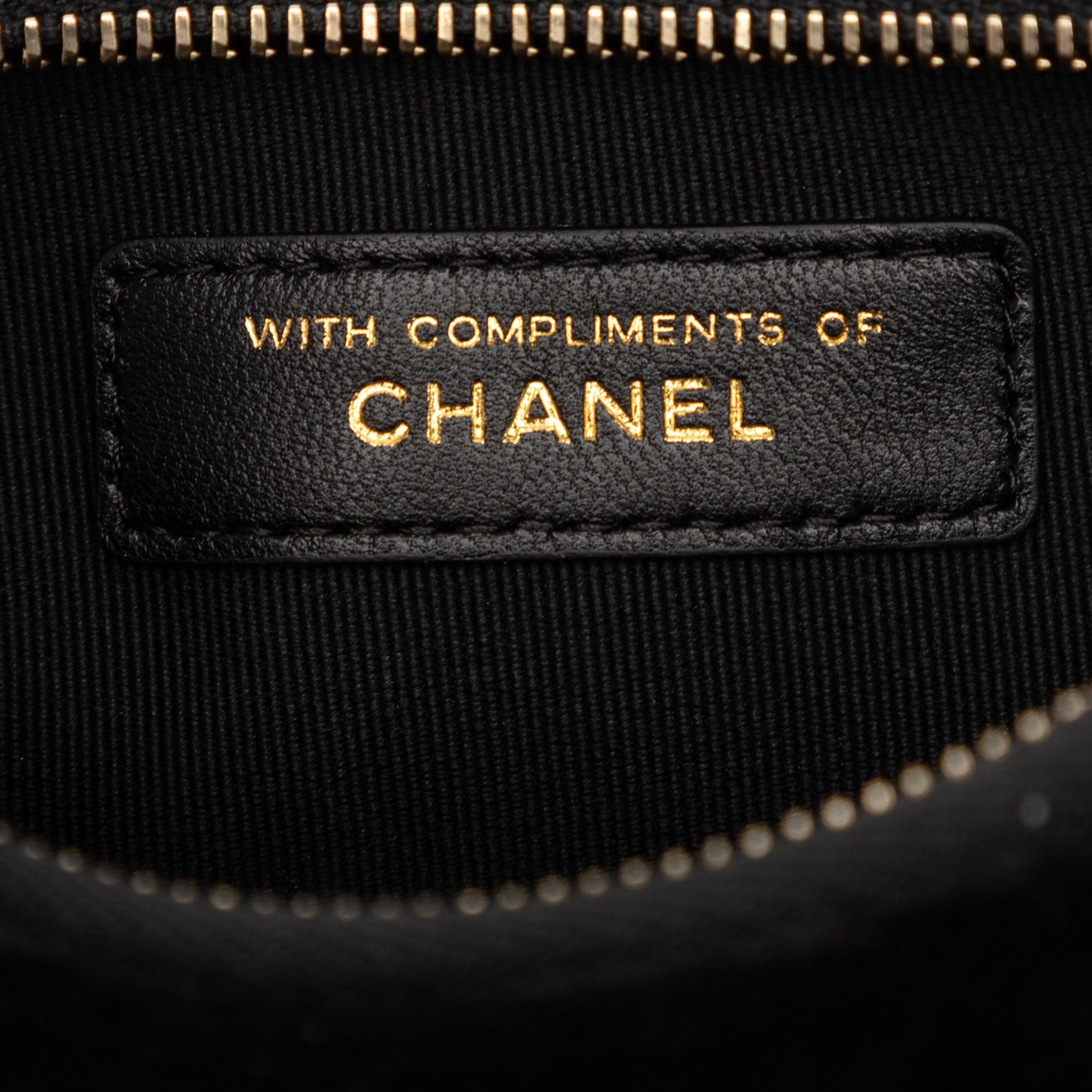 Chanel CC Quilted Velour Half Moon Chain Crossbody