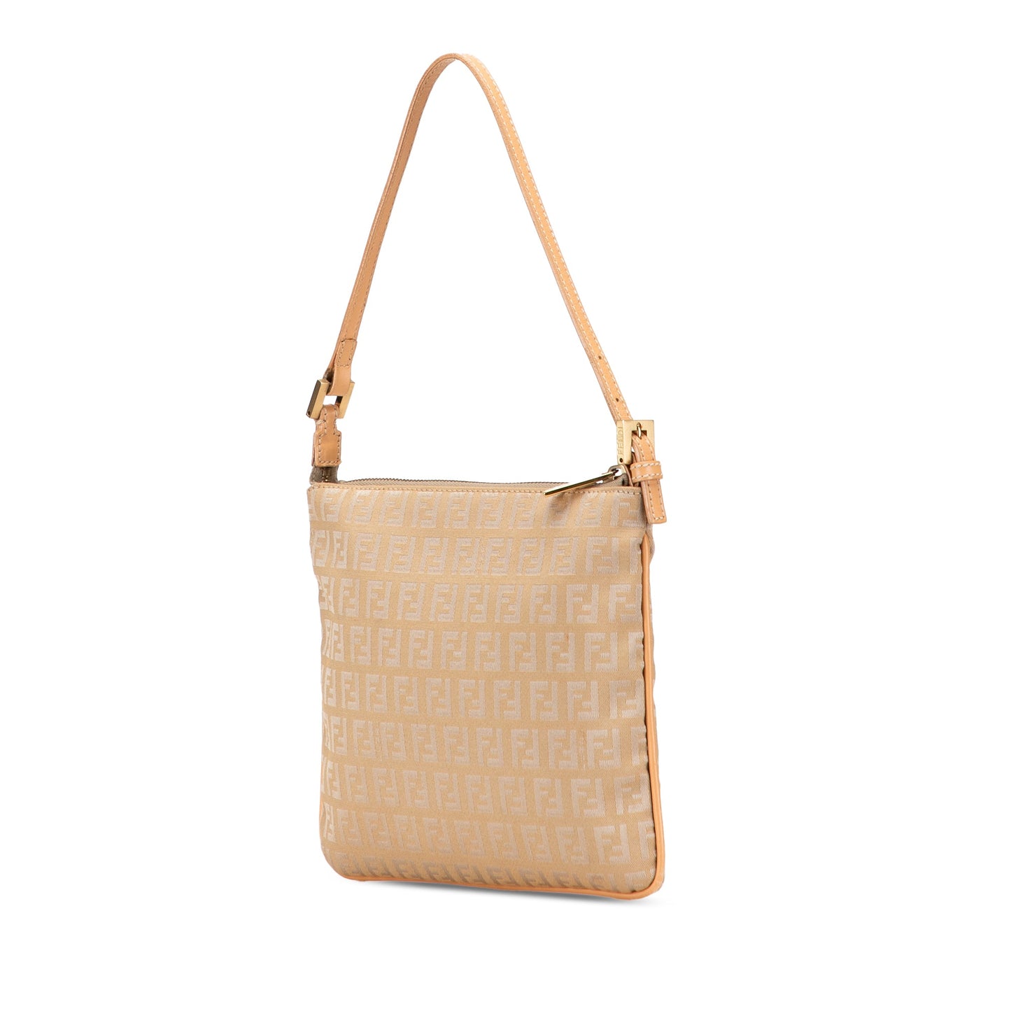 Fendi Zucchino Canvas Shoulder Bag