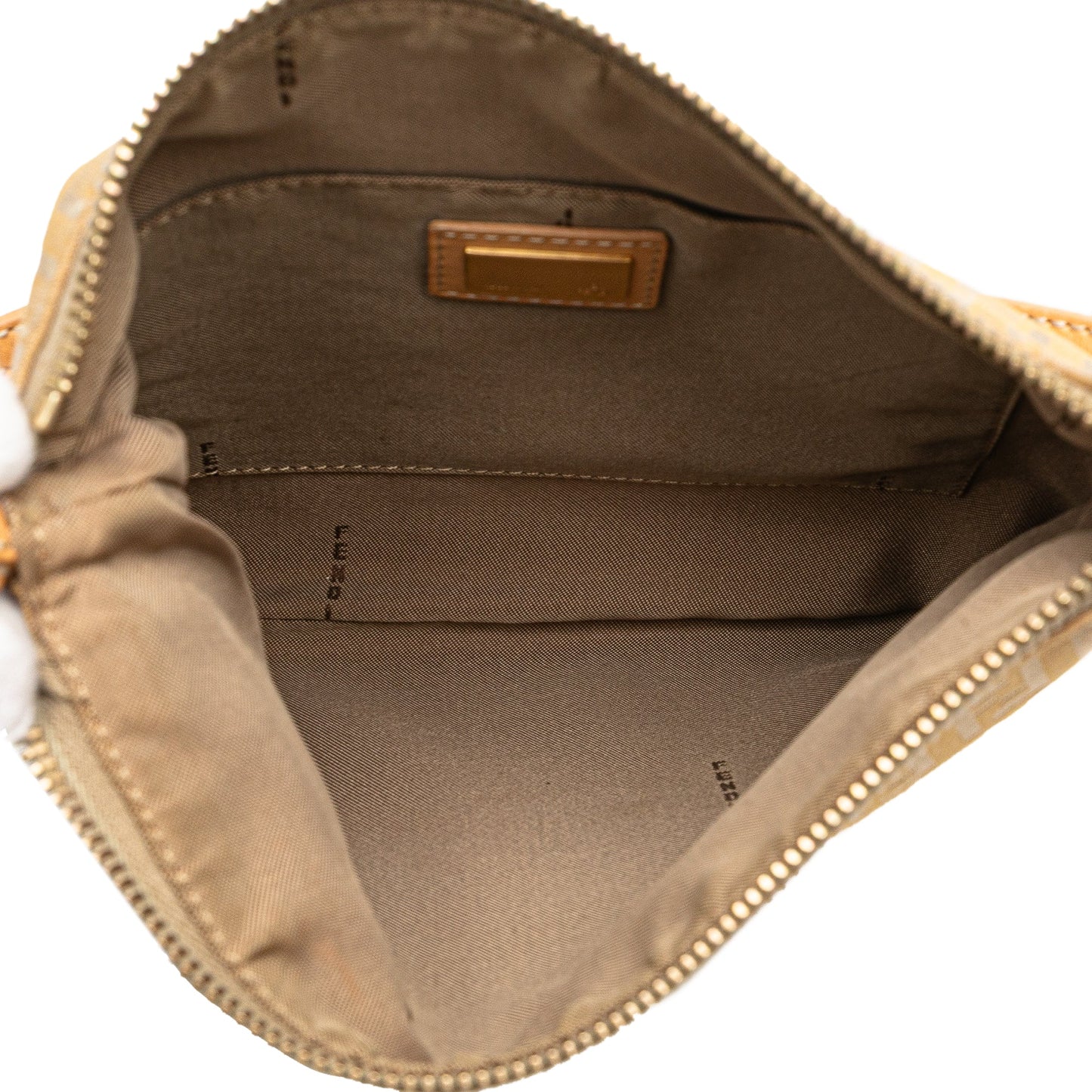 Fendi Zucchino Canvas Shoulder Bag