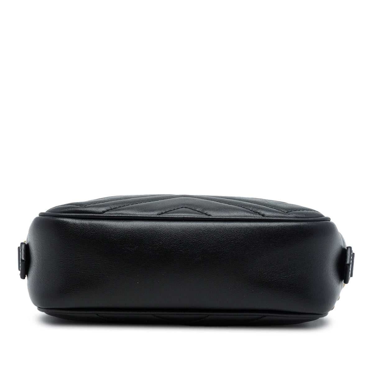 Gucci Mini GG Marmont Matelasse Calfskin Crossbody — Black
