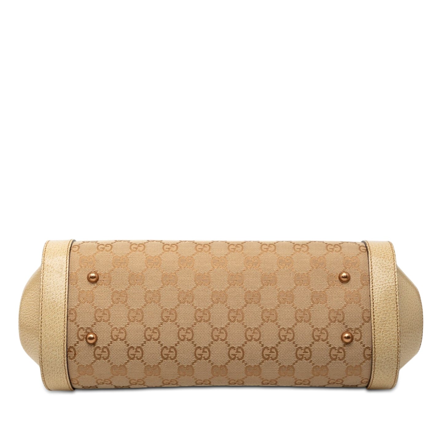 Gucci GG Canvas Bamboo Bullet Shoulder Bag