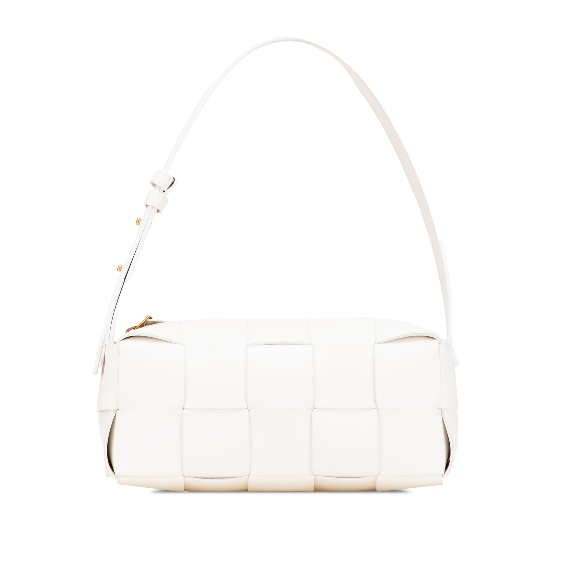 Bottega Veneta Small Lambskin Intrecciato Brick Cassette