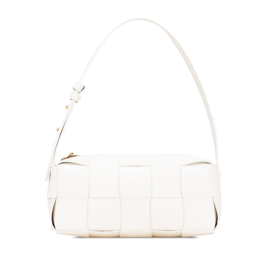 Bottega Veneta Small Lambskin Intrecciato Brick Cassette