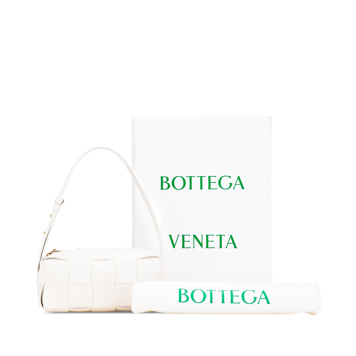 Bottega Veneta Small Lambskin Intrecciato Brick Cassette