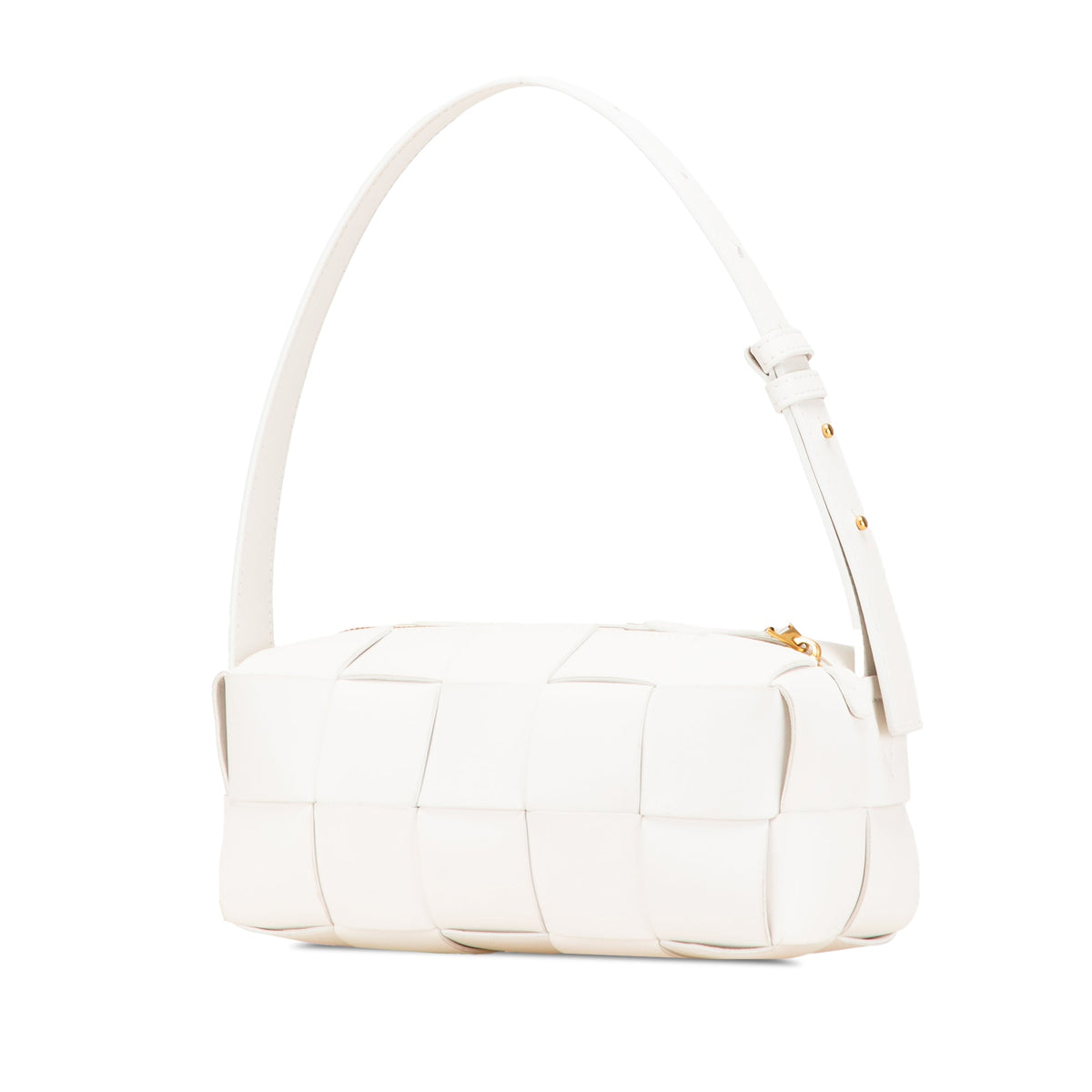 Bottega Veneta Small Lambskin Intrecciato Brick Cassette