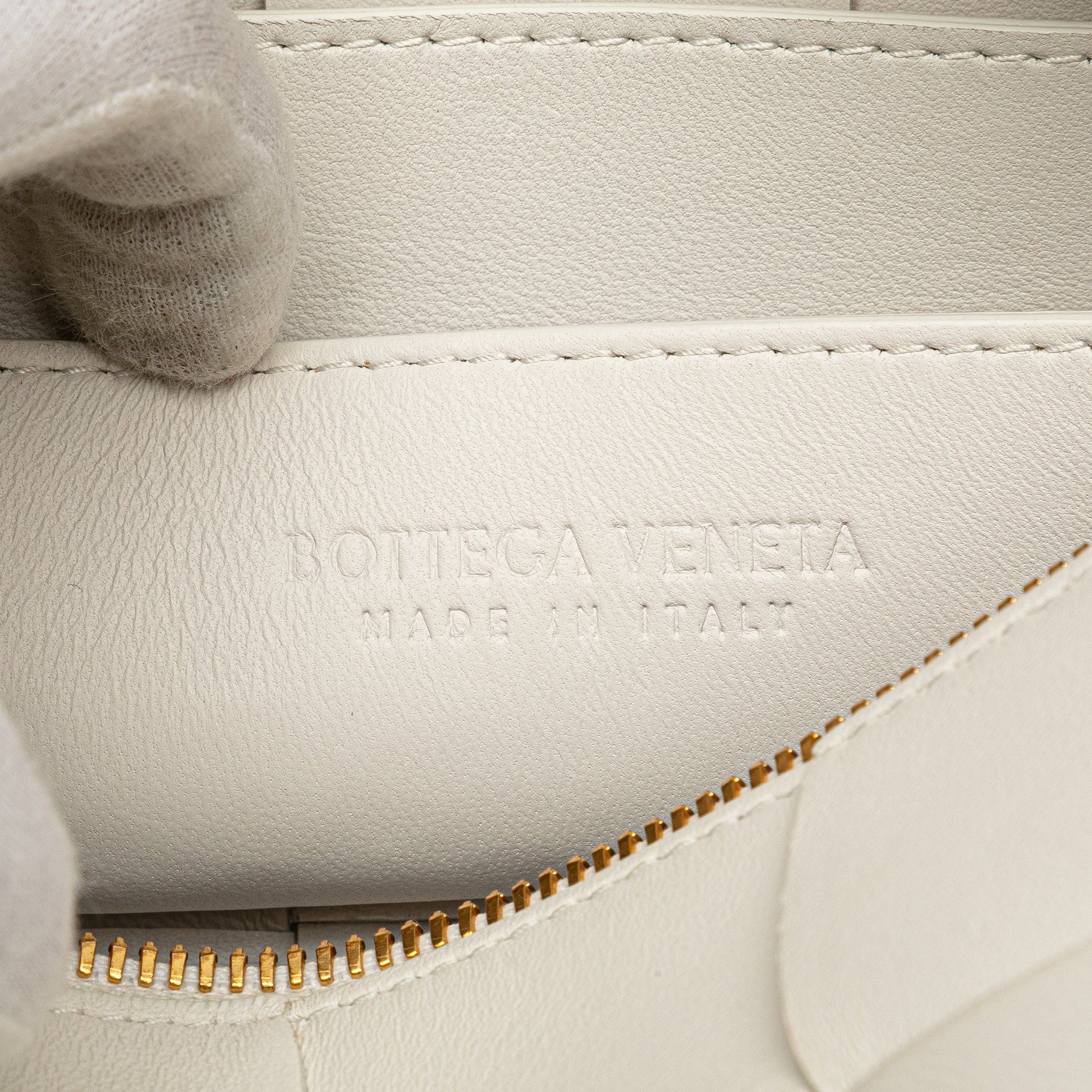Bottega Veneta Small Lambskin Intrecciato Brick Cassette