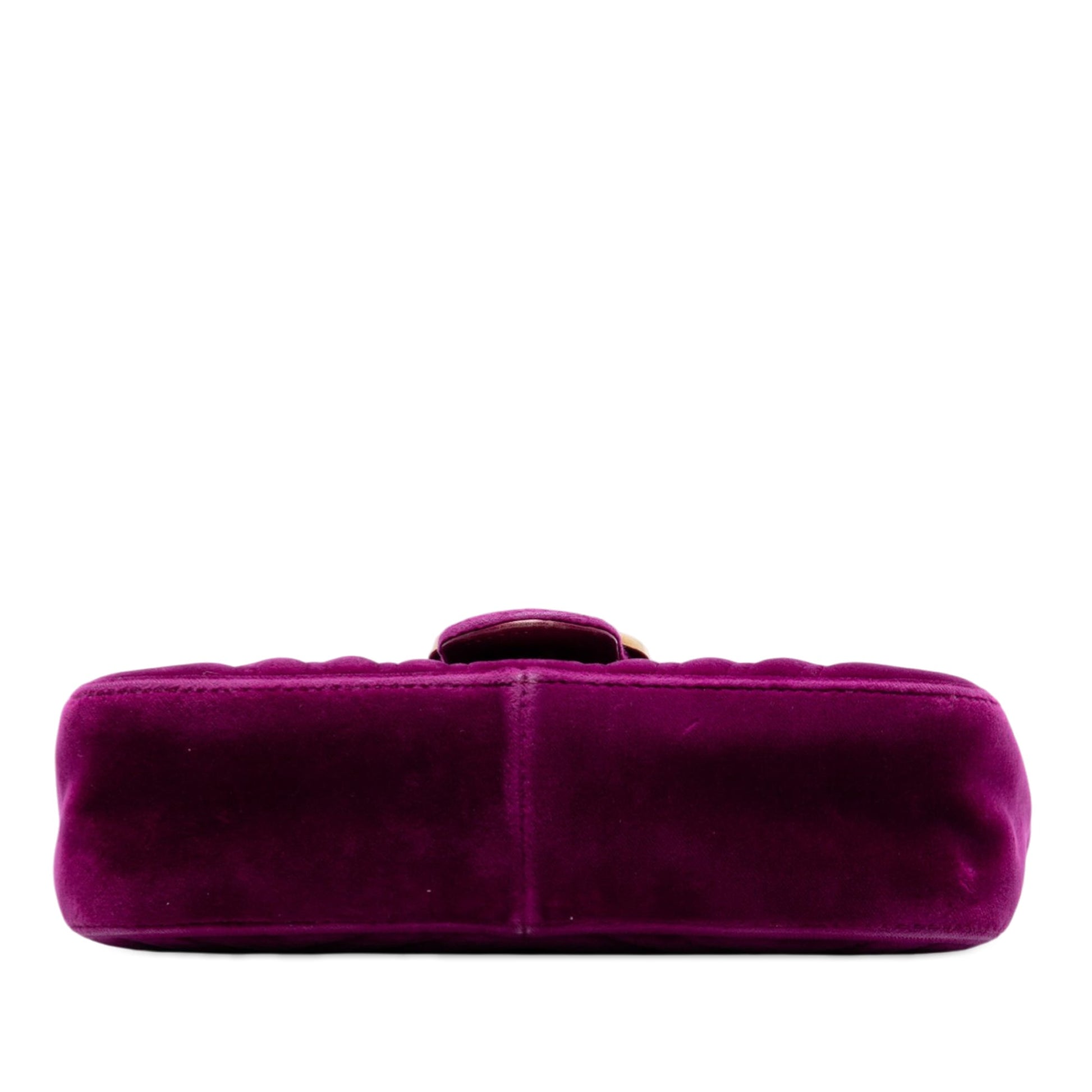 Gucci Small GG Marmont Matelasse Velvet Shoulder Bag