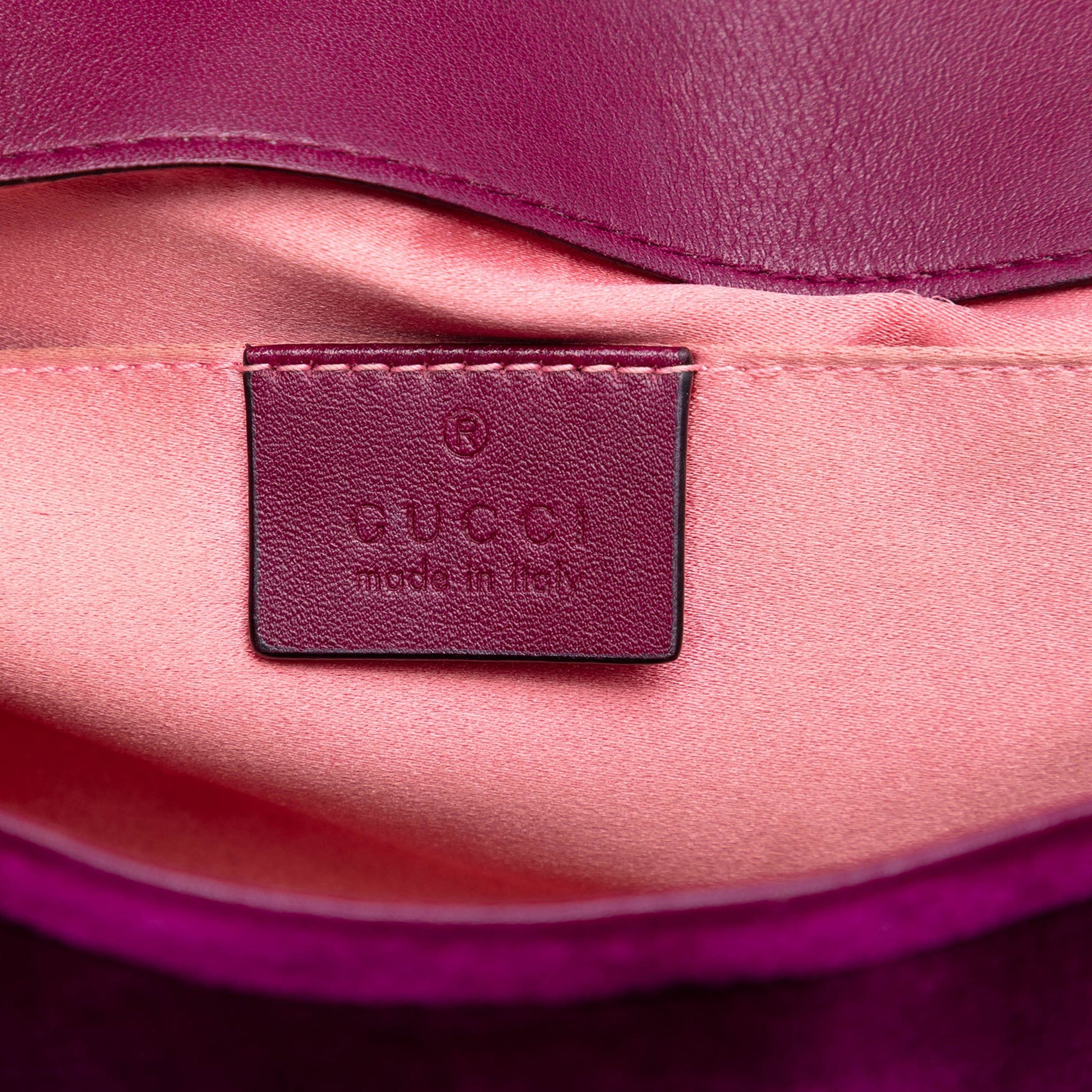 Gucci Small GG Marmont Matelasse Velvet Shoulder Bag