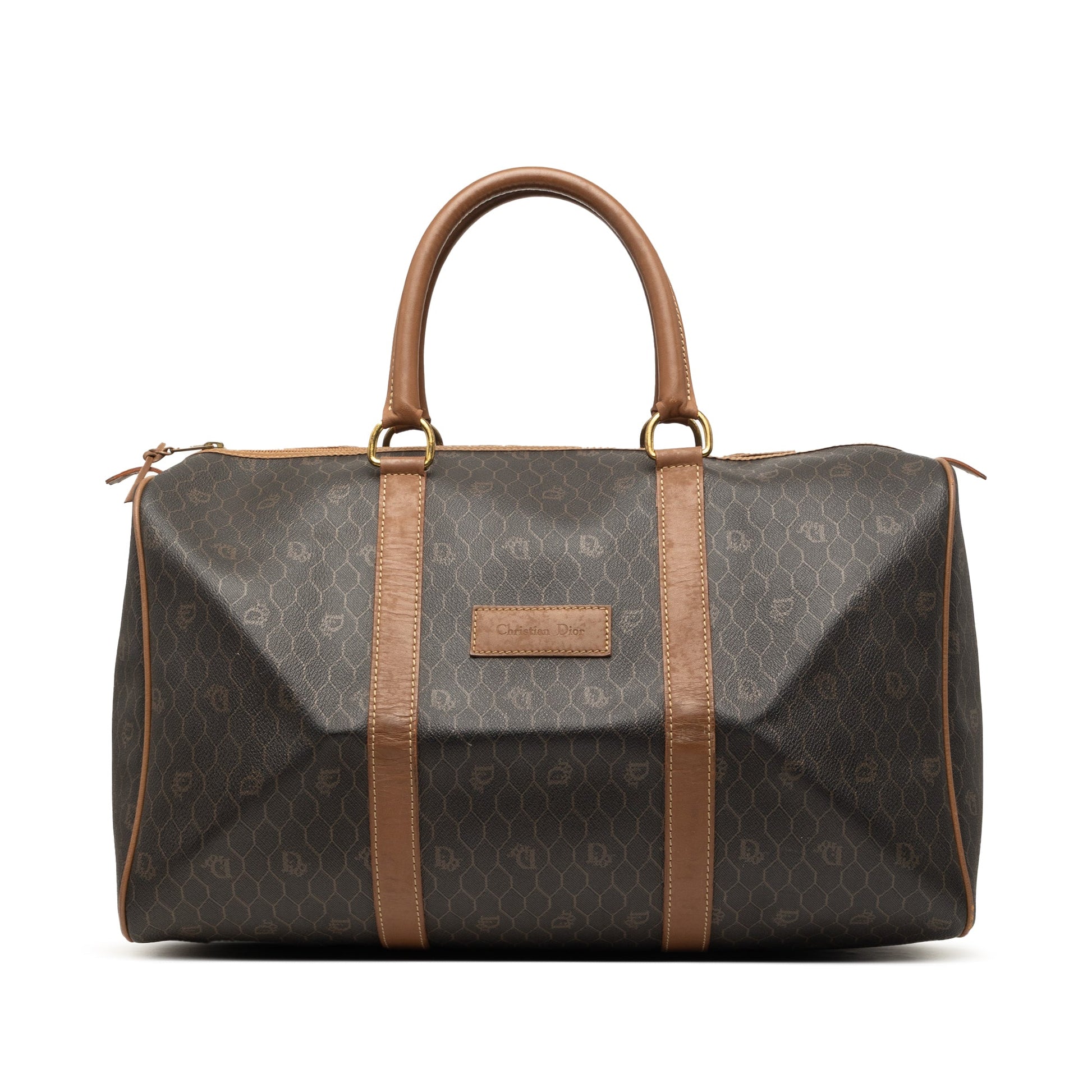 Dior Honeycomb Coated Canvas Travel Bag