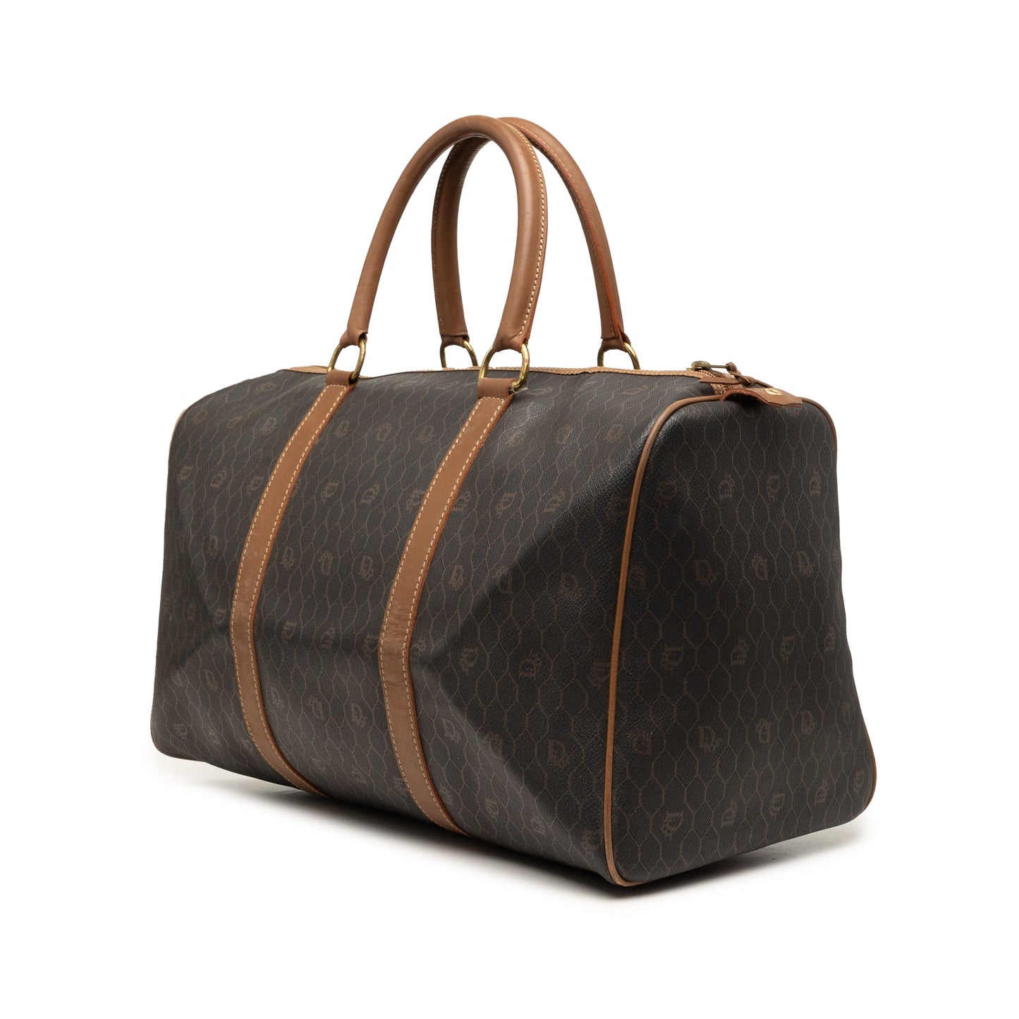 Dior Honeycomb Coated Canvas Travel Bag