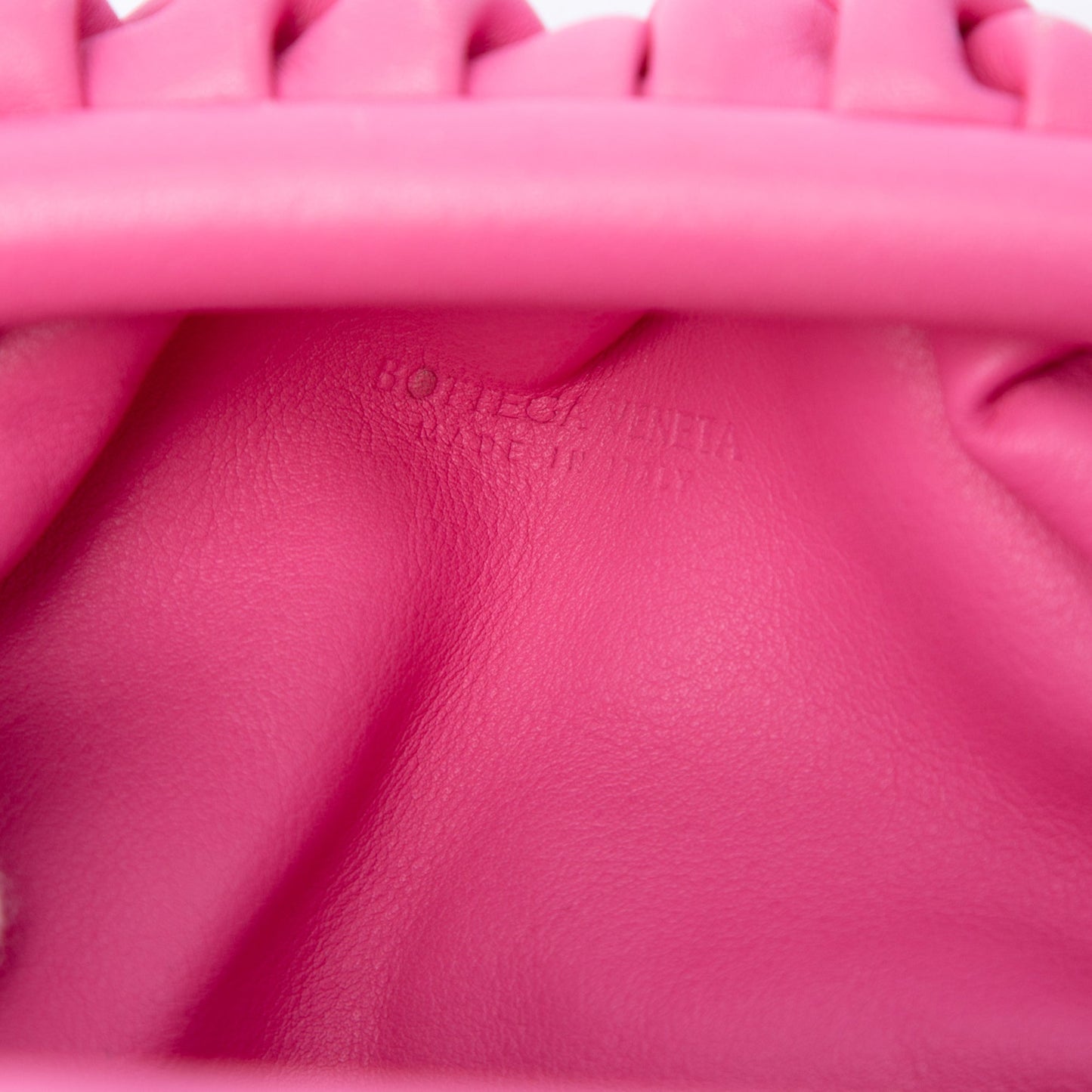 Bottega Veneta Lambskin The Mini Pouch Crossbody