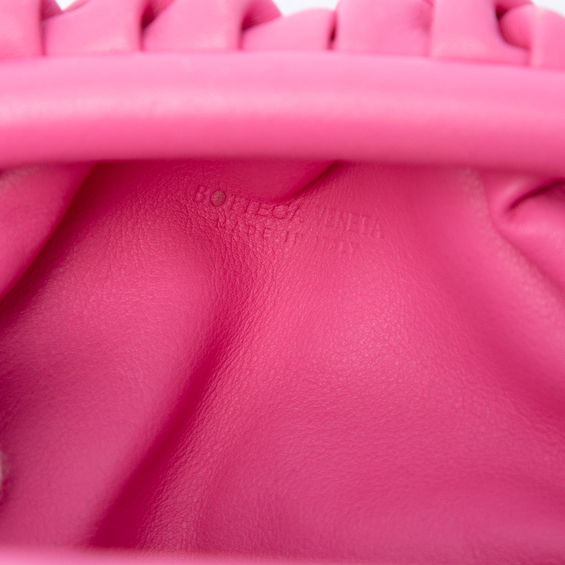 Bottega Veneta Lambskin The Mini Pouch Crossbody