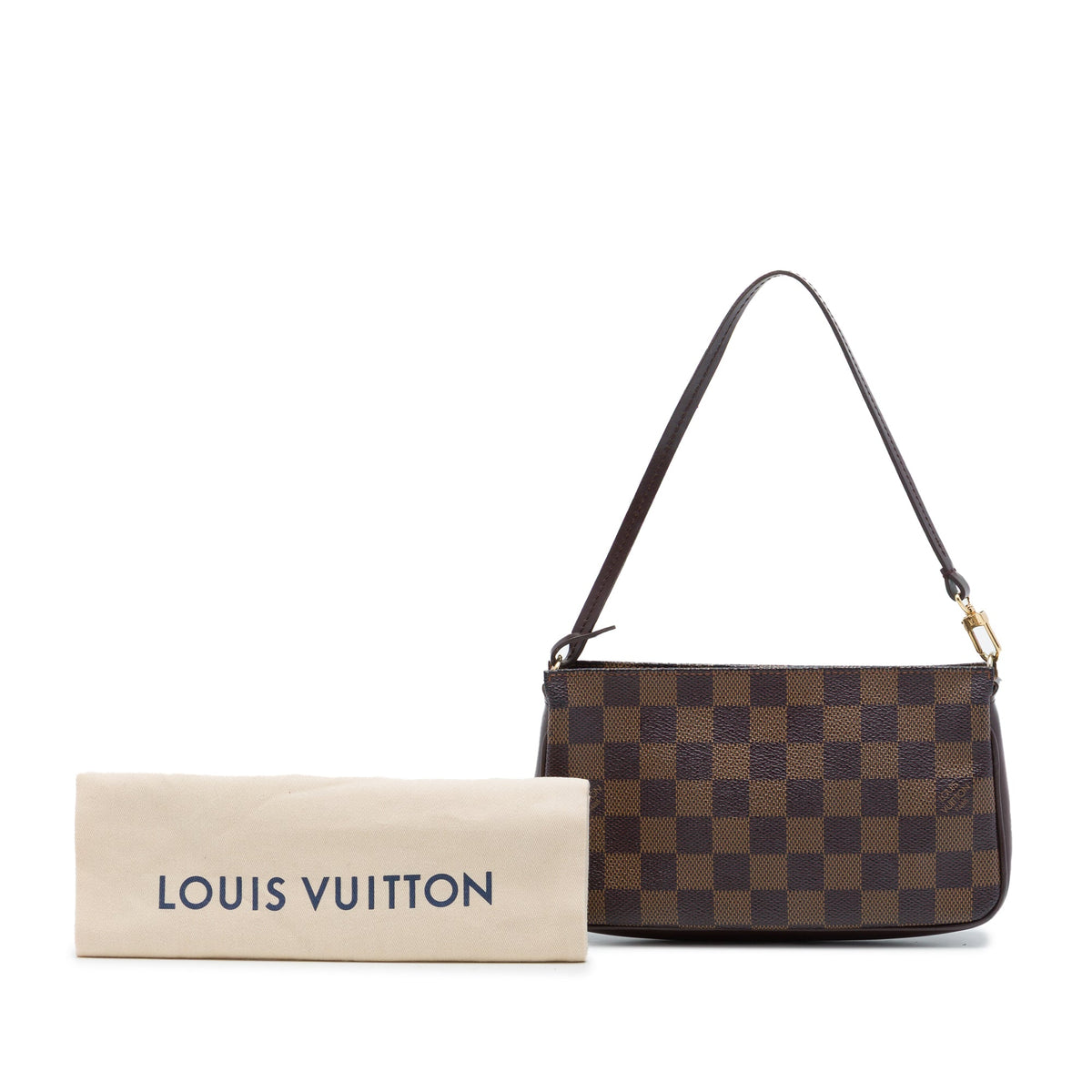 Louis Vuitton Damier Ebene Pochette Accessoires — Brown