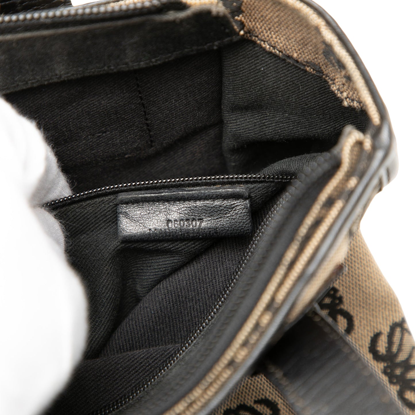 LOEWE Anagram Canvas Handbag