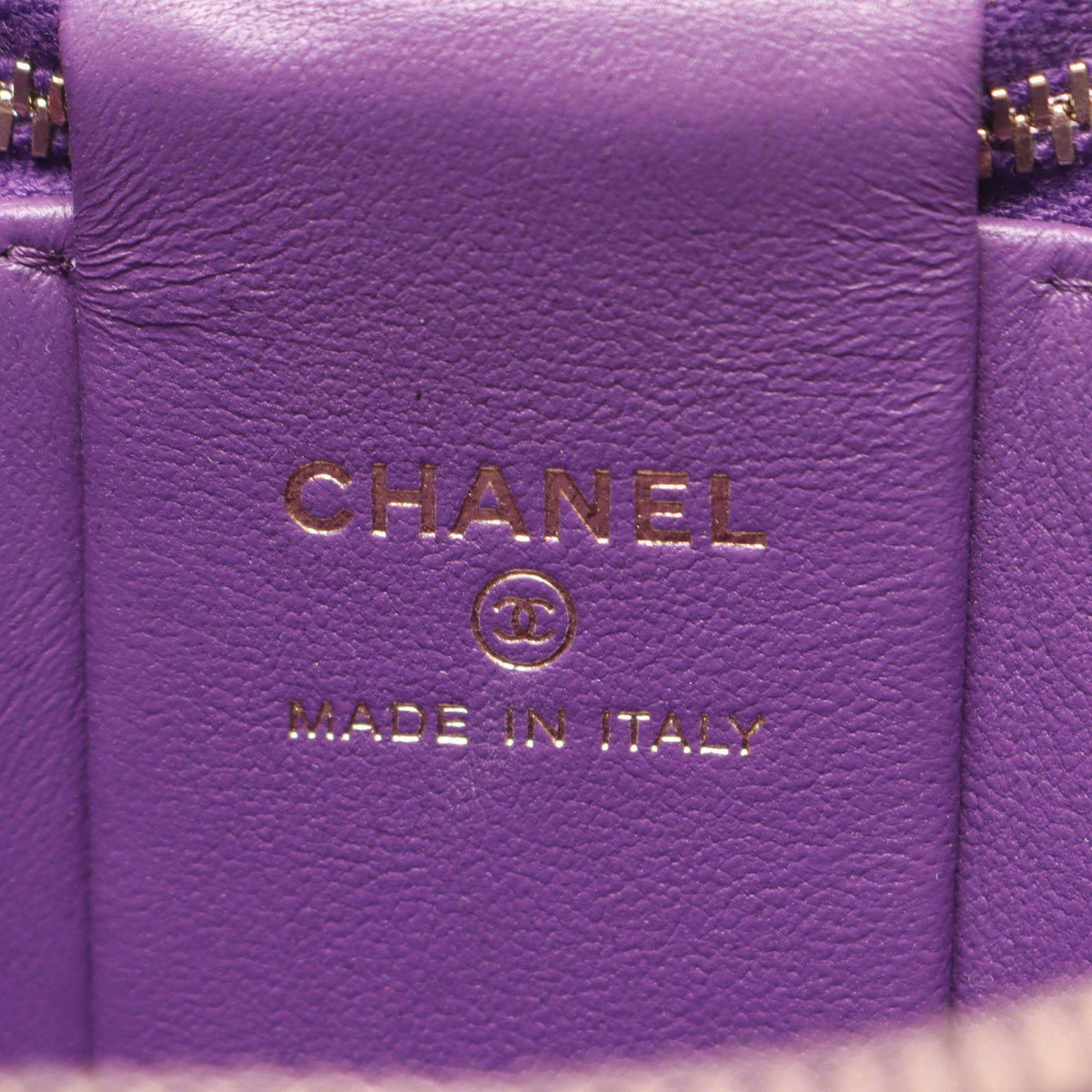 Chanel Quilted Lambskin Afternoon Tea Vanity Case with Chain