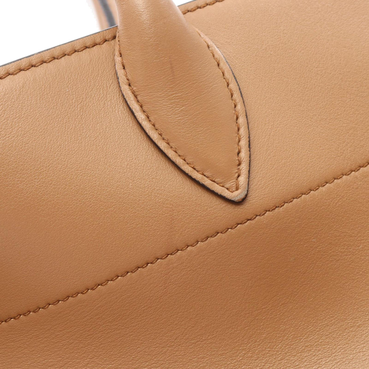 Prada City Calf Satchel — Brown