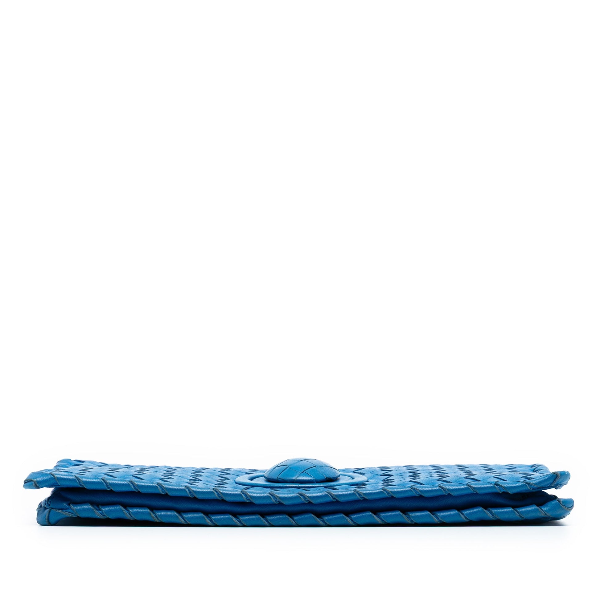 Bottega Veneta Nappa Intrecciato Turn Lock Clutch