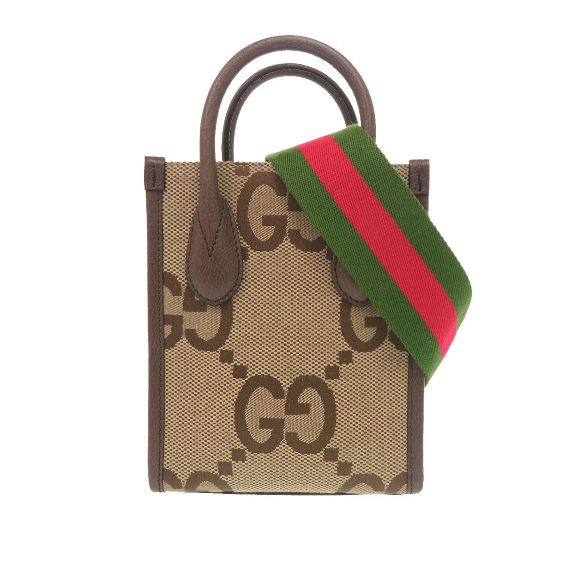 Gucci Mini Jumbo GG Canvas Web Satchel