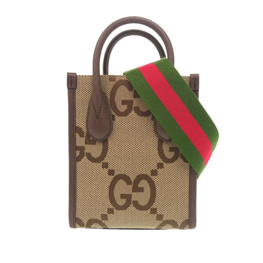 Gucci Mini Jumbo GG Canvas Web Satchel