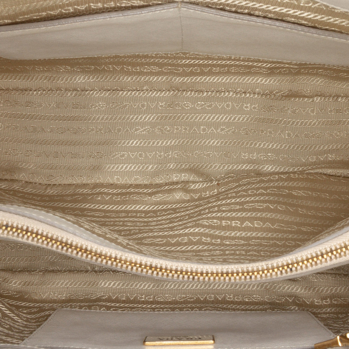 Prada Medium Bicolor Saffiano Lux Promenade Satchel