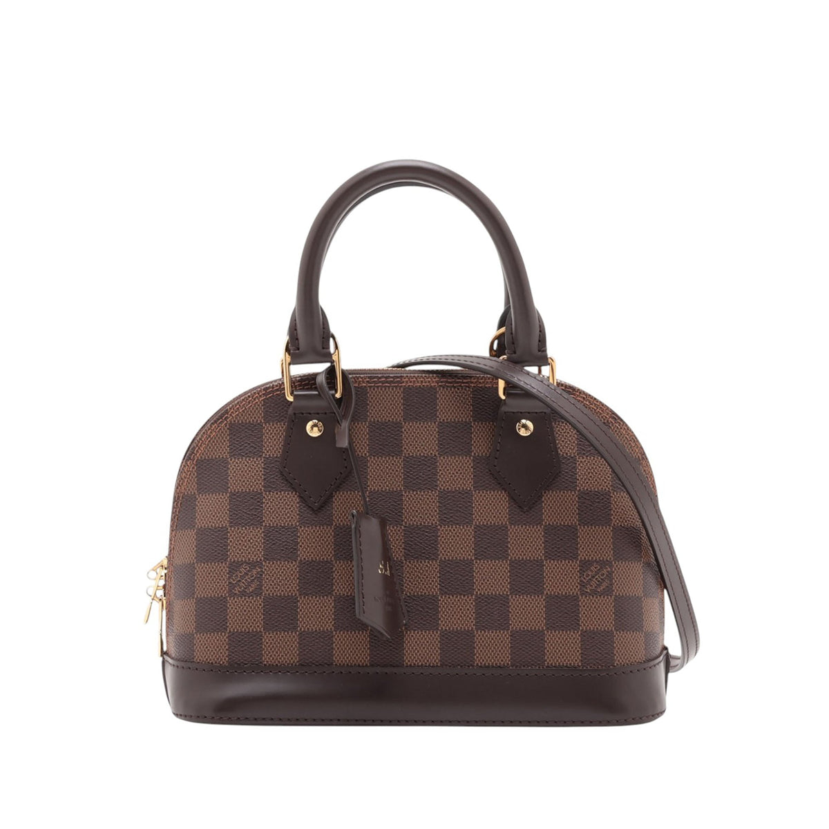Louis Vuitton Damier Ebene Alma BB — Brown