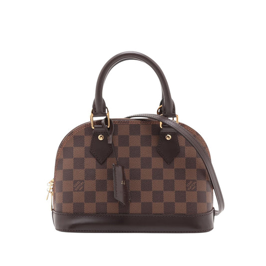 Louis Vuitton Damier Ebene Alma BB — Brown