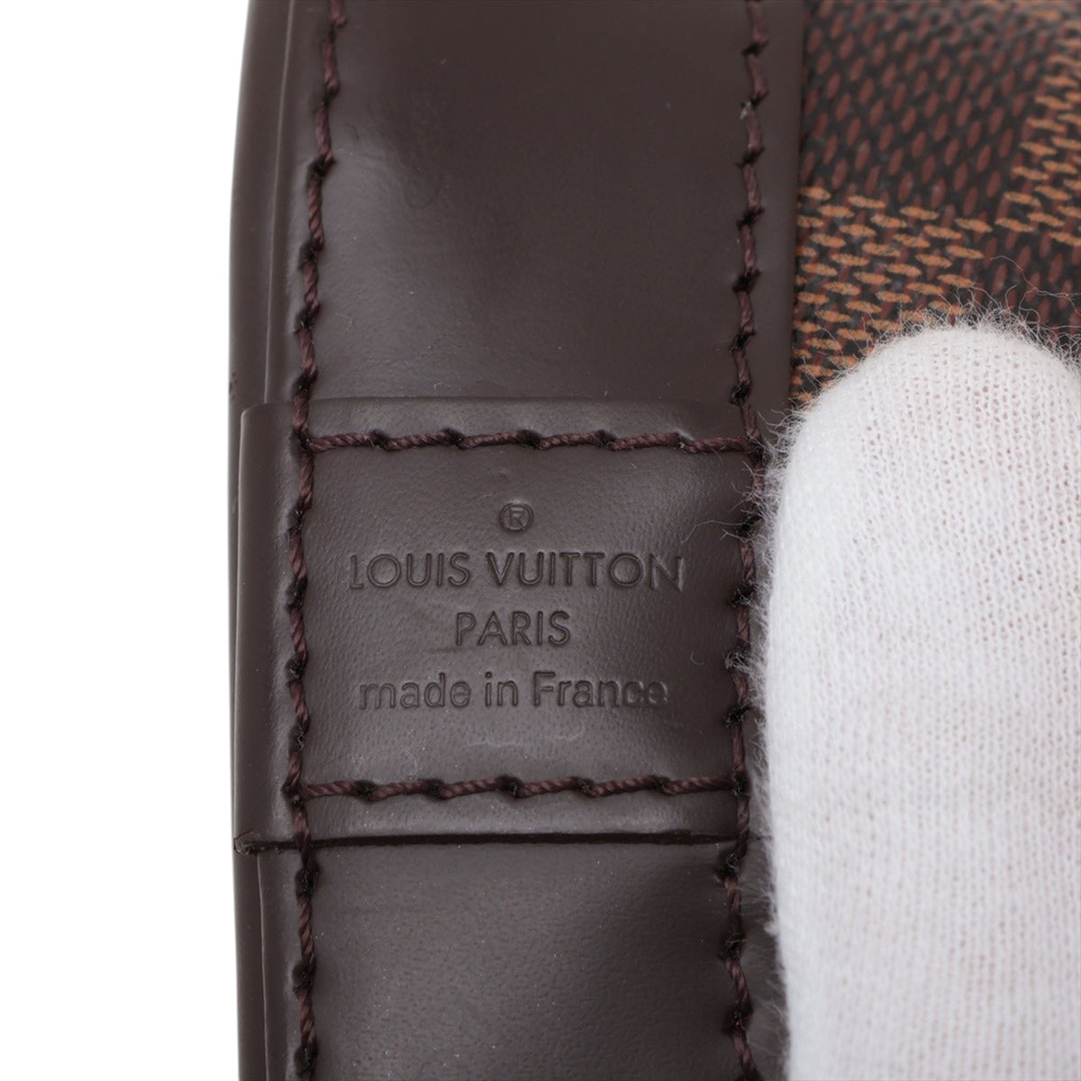 Louis Vuitton Damier Ebene Alma BB — Brown