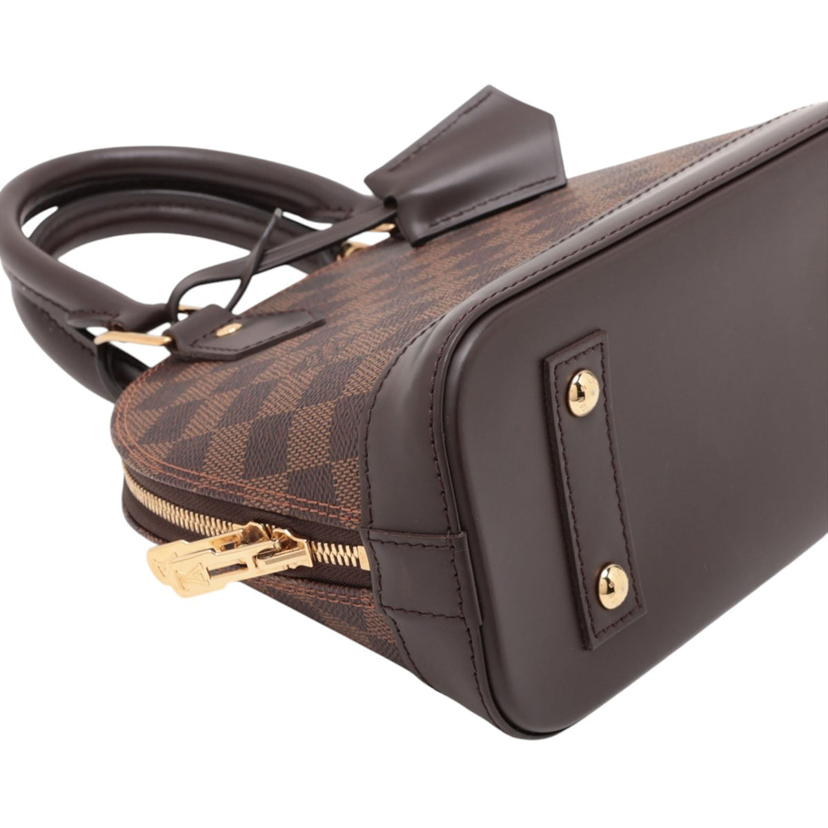 Louis Vuitton Damier Ebene Alma BB — Brown